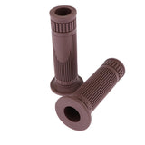 Maxbell Motorcycle 22mm HandleBar Hand Grip Retro Handlebar Sleeves Gray Brown - Aladdin Shoppers