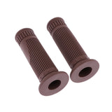 Maxbell Motorcycle 22mm HandleBar Hand Grip Retro Handlebar Sleeves Gray Brown - Aladdin Shoppers