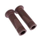 Maxbell Motorcycle 22mm HandleBar Hand Grip Retro Handlebar Sleeves Gray Brown - Aladdin Shoppers