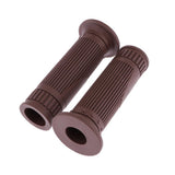 Maxbell Motorcycle 22mm HandleBar Hand Grip Retro Handlebar Sleeves Gray Brown - Aladdin Shoppers