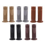 Maxbell Motorcycle 22mm HandleBar Hand Grip Retro Handlebar Sleeves Pale Brown - Aladdin Shoppers