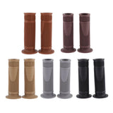 Maxbell Motorcycle 22mm HandleBar Hand Grip Retro Handlebar Sleeves Pale Brown - Aladdin Shoppers