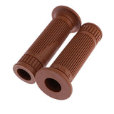 Maxbell Motorcycle 22mm HandleBar Hand Grip Retro Handlebar Sleeves Pale Brown - Aladdin Shoppers