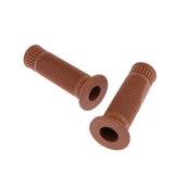 Maxbell Motorcycle 22mm HandleBar Hand Grip Retro Handlebar Sleeves Pale Brown - Aladdin Shoppers
