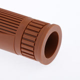 Maxbell Motorcycle 22mm HandleBar Hand Grip Retro Handlebar Sleeves Pale Brown - Aladdin Shoppers