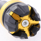 Maxbell Motorcycle Aluminum Alloy Frame Sliders Anti Crash Protector Guard Golden - Aladdin Shoppers