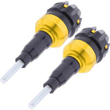 Maxbell Motorcycle Aluminum Alloy Frame Sliders Anti Crash Protector Guard Golden - Aladdin Shoppers