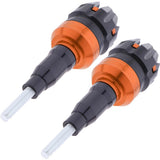 Maxbell Motorcycle Aluminum Alloy Frame Sliders Anti Crash Protector Guard Orange - Aladdin Shoppers