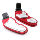 Maxbell Motorcycle Aluminum Alloy Rear Pedal for Honda PCX125 150 Red - Aladdin Shoppers