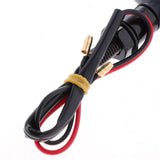 Maxbell Motorcycle Aluminum Alloy Turn Signal Light Indicator Smoke Hood Black+Yellow - Aladdin Shoppers