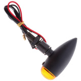 Maxbell Motorcycle Aluminum Alloy Turn Signal Light Indicator Smoke Hood Black+Yellow - Aladdin Shoppers