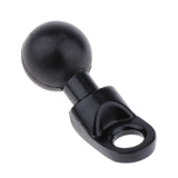 Maxbell Motorcycle Brake Clutch Reservoir Base Mount Bracket Ball Head Stand (Black) - Aladdin Shoppers