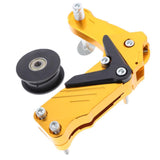 Maxbell Motorcycle Chain Adjuster Tensioner Universal Chain Roller Tool Golden - Aladdin Shoppers