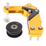Maxbell Motorcycle Chain Adjuster Tensioner Universal Chain Roller Tool Golden - Aladdin Shoppers