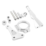 Maxbell Motorcycle CNC Steering Damper Mounting Kit for Honda CB150R Silver - Aladdin Shoppers