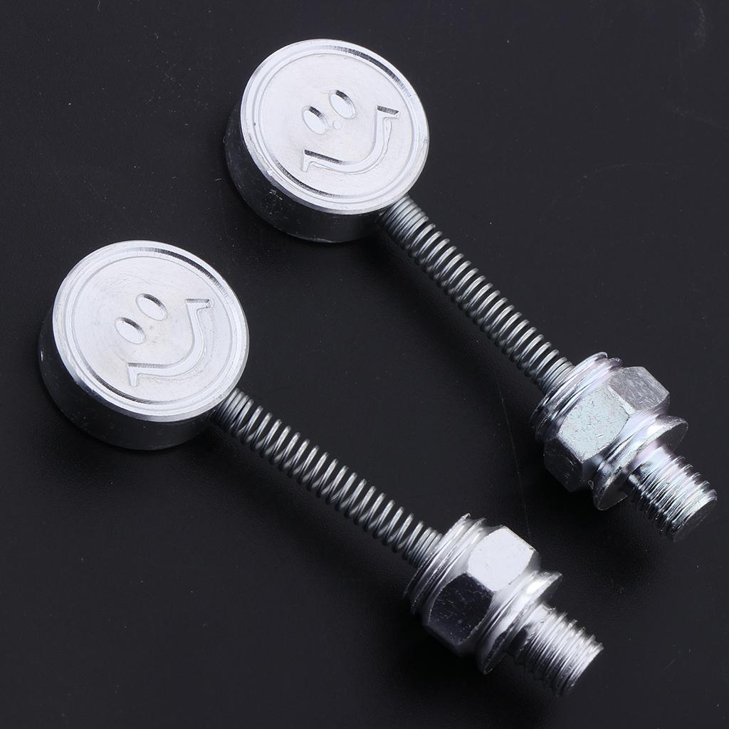 Maxbell Motorcycle Decorative Parts Smiling Face Mirror Seat Screws Silver - Aladdin Shoppers
