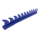 Maxbell Motorcycle Dirt Bike Mohawk Helmet Mohawks Spikes Rubber Sticker Blue - Aladdin Shoppers