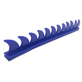 Maxbell Motorcycle Dirt Bike Mohawk Helmet Mohawks Spikes Rubber Sticker Blue - Aladdin Shoppers