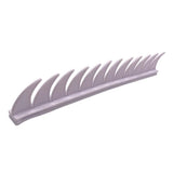 Maxbell Motorcycle Dirt Bike Mohawk Helmet Mohawks Spikes Rubber Sticker White - Aladdin Shoppers