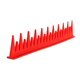 Maxbell Motorcycle Dirt Bike Mohawk Helmets Mohawks Spikes Rubber Sticker Red - Aladdin Shoppers
