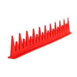 Maxbell Motorcycle Dirt Bike Mohawk Helmets Mohawks Spikes Rubber Sticker Red - Aladdin Shoppers