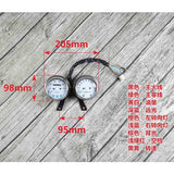 Maxbell Motorcycle Dual Mechanical Odometer Speedometer and Engine Speed Instrument - Aladdin Shoppers
