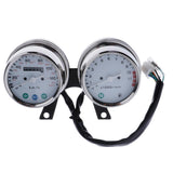 Maxbell Motorcycle Dual Mechanical Odometer Speedometer and Engine Speed Instrument - Aladdin Shoppers