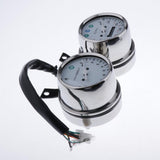 Maxbell Motorcycle Dual Mechanical Odometer Speedometer and Engine Speed Instrument - Aladdin Shoppers