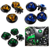 Maxbell Motorcycle Frame Fairing Bolt Hole Cap Cover Plug for Kawasaki NINJA250/Z250 Blue - Aladdin Shoppers