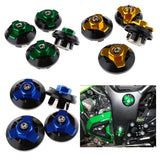 Maxbell Motorcycle Frame Fairing Bolt Hole Cap Cover Plug for Kawasaki NINJA250/Z250 Blue - Aladdin Shoppers