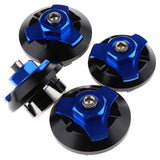 Maxbell Motorcycle Frame Fairing Bolt Hole Cap Cover Plug for Kawasaki NINJA250/Z250 Blue - Aladdin Shoppers