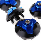 Maxbell Motorcycle Frame Fairing Bolt Hole Cap Cover Plug for Kawasaki NINJA250/Z250 Blue - Aladdin Shoppers