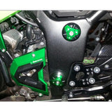Maxbell Motorcycle Frame Fairing Bolt Hole Cap Cover Plug for Kawasaki NINJA250/Z250 Blue - Aladdin Shoppers