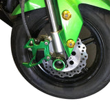 Maxbell Motorcycle Front Brake Disc Caliper Brakecaliper Guard Protector Orange - Aladdin Shoppers