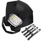 Maxbell Motorcycle Front Headlight LED Headlamp for KTM RMZ DRZ DR XR YZ Black - Aladdin Shoppers