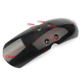 Maxbell Motorcycle Front Wheel Splash Guard for Triumph Bonneville 2001 Glossy Black - Aladdin Shoppers