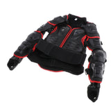 Maxbell Motorcycle Full Body Jacket Chest Protector Black + Red S - Aladdin Shoppers
