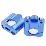 Maxbell Motorcycle Handlebar Riser Mounting Clamp Adapter Blue - Aladdin Shoppers