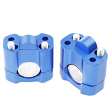 Maxbell Motorcycle Handlebar Riser Mounting Clamp Adapter Blue - Aladdin Shoppers