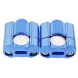 Maxbell Motorcycle Handlebar Riser Mounting Clamp Adapter Blue - Aladdin Shoppers