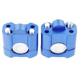 Maxbell Motorcycle Handlebar Riser Mounting Clamp Adapter Blue - Aladdin Shoppers