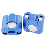Maxbell Motorcycle Handlebar Riser Mounting Clamp Adapter Blue - Aladdin Shoppers
