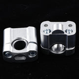 Maxbell Motorcycle Handlebar Riser Mounting Clamp Adapter Silver - Aladdin Shoppers