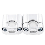 Maxbell Motorcycle Handlebar Riser Mounting Clamp Adapter Silver - Aladdin Shoppers