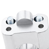 Maxbell Motorcycle Handlebar Riser Mounting Clamp Adapter Silver - Aladdin Shoppers