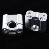 Maxbell Motorcycle Handlebar Riser Mounting Clamp Adapter Silver - Aladdin Shoppers