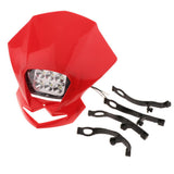 Maxbell Motorcycle Head Light Front Cover Wind Shield Screen for KTM 13-15 Red