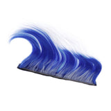 Maxbell Motorcycle Helmet Adhesive Mohawk, Cool Helmet Decoration and Accessaries Blue+White - Aladdin Shoppers