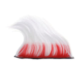 Maxbell Motorcycle Helmet Adhesive Mohawk, Cool Helmet Decoration and Accessaries Red+White - Aladdin Shoppers