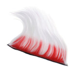 Maxbell Motorcycle Helmet Adhesive Mohawk, Cool Helmet Decoration and Accessaries Red+White - Aladdin Shoppers